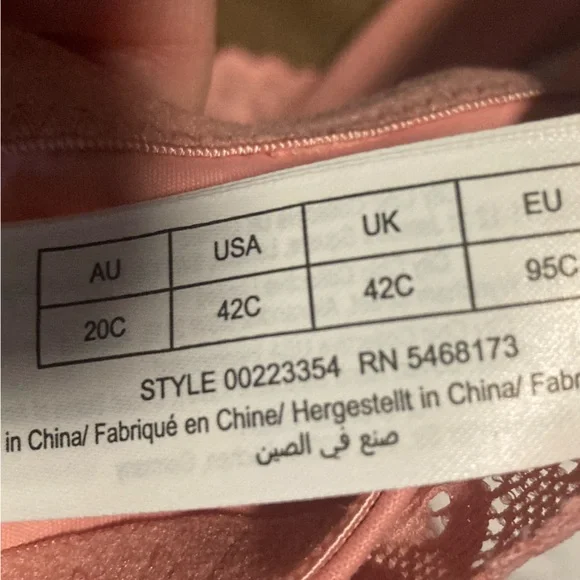 City Chic brand, new with tags, rose pink color, size 42C, cute and comfy - Picture 5 of 6